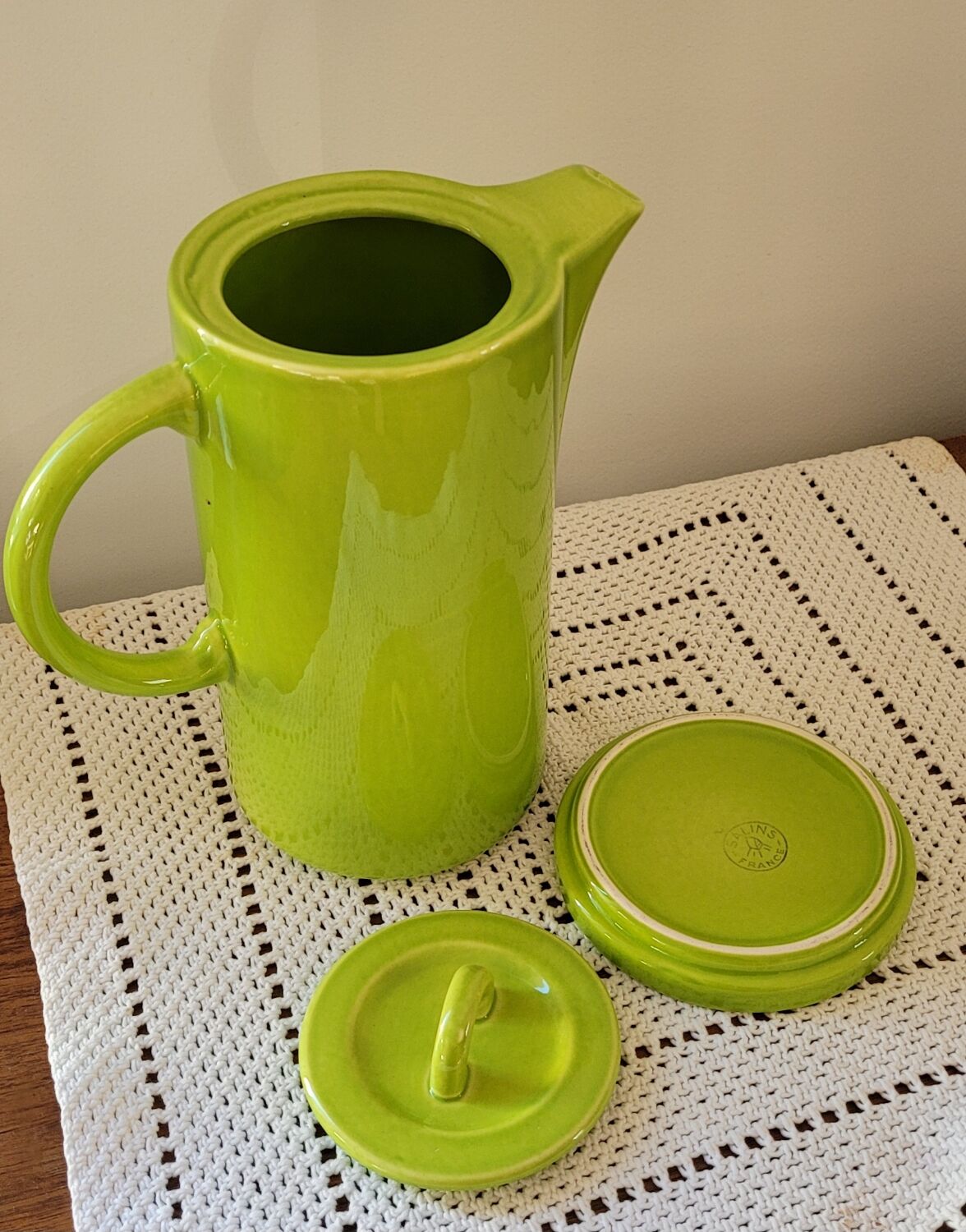 Vintage green coffee maker Salins