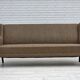 1960s, Danish 3-seater sofa, furniture wool, teak wood.