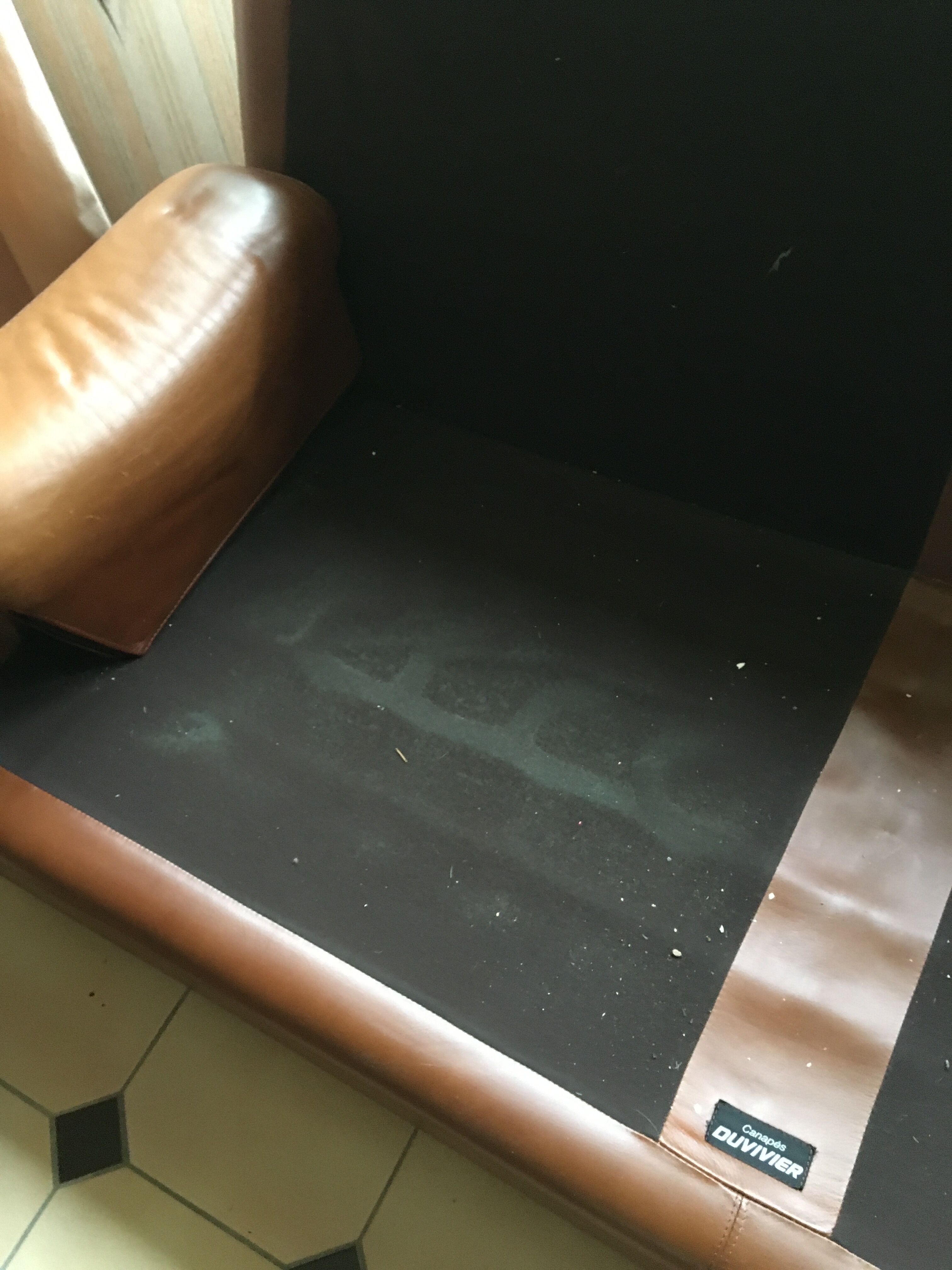 Leather sofa