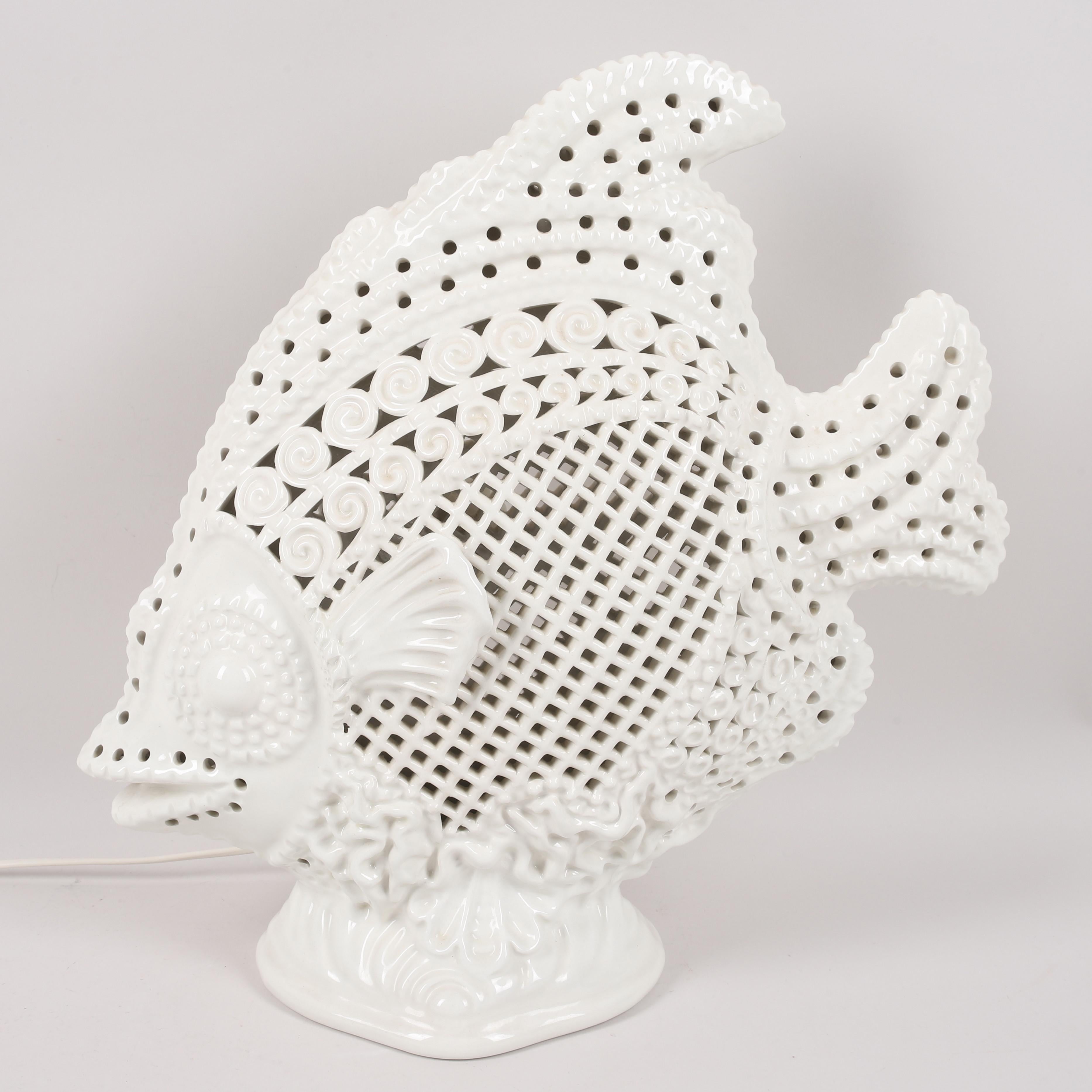 XXL table lamp Handmade in ceramic Anonymous Italy 1960