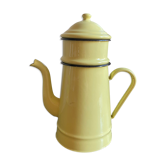 Cafetière ancienne jaune