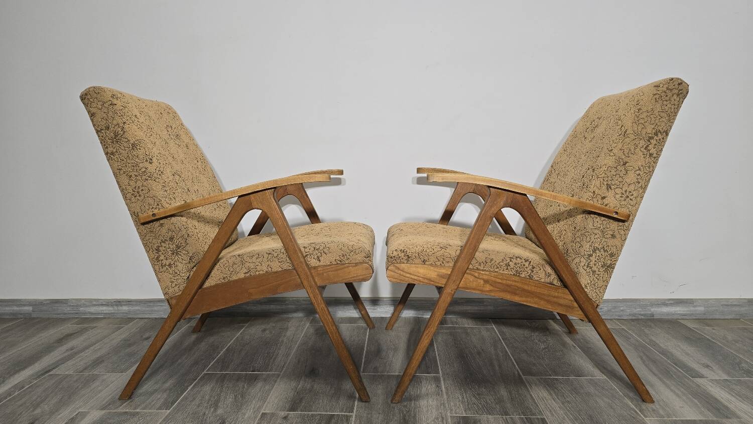 Set of Mid-Century Armchairs