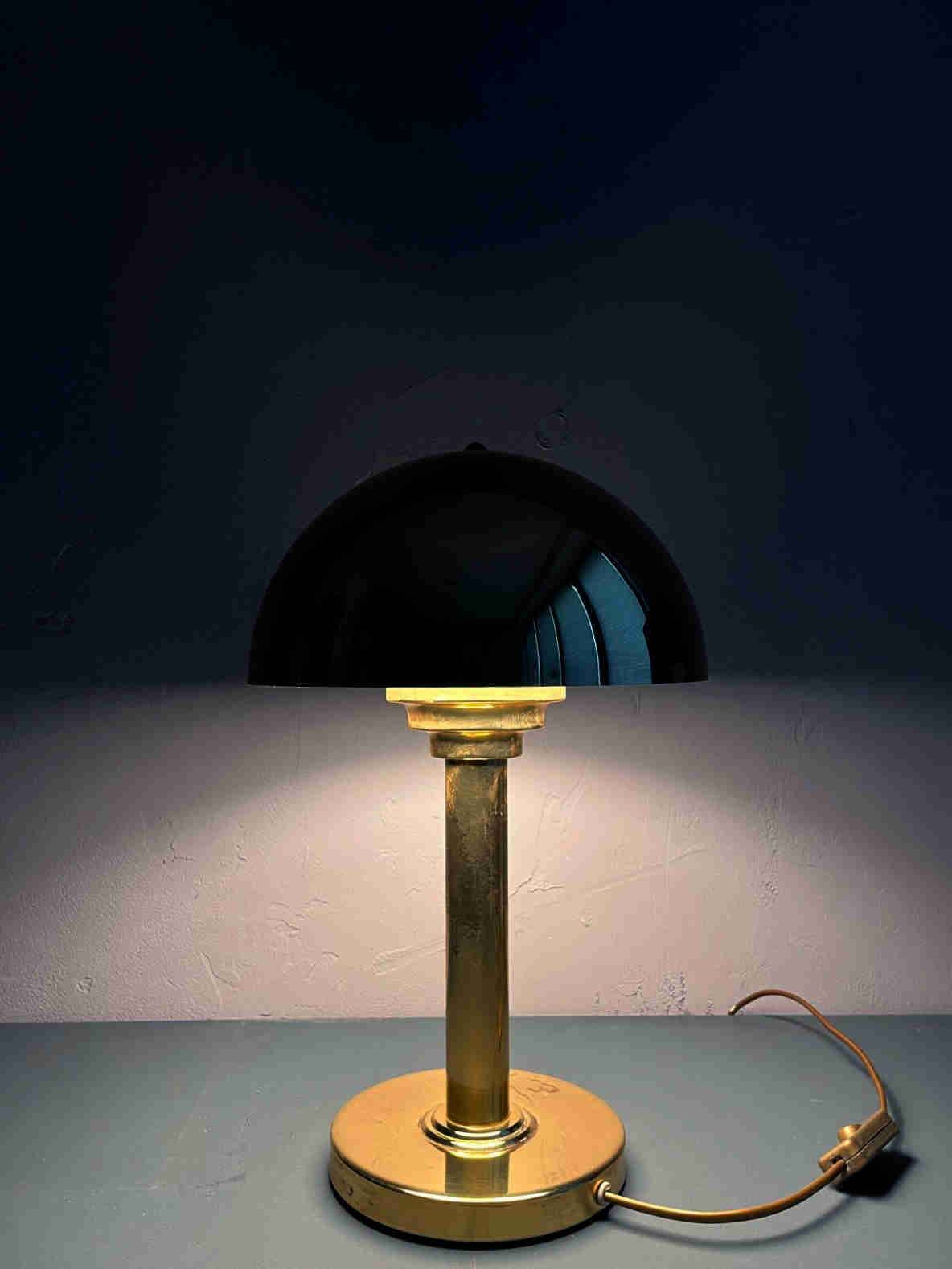 Wbs  – vintage german brass table lamp