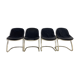 Set of 4 Sabrina chairs by Gastone Rinaldi for Thema 1970