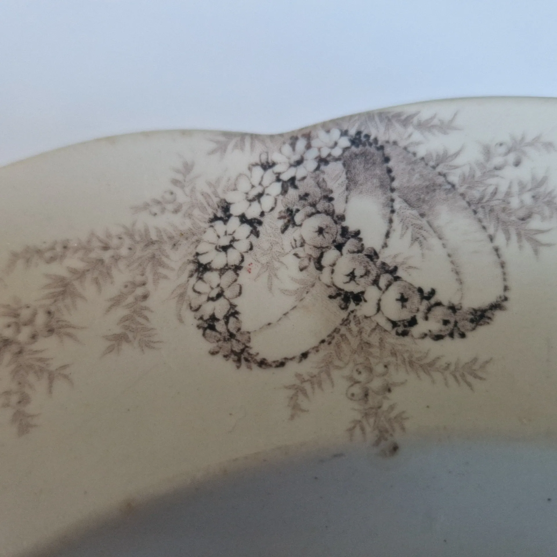 Large oval dish Cauldon Place England – Ironstone / English earthenware