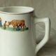 Milk jug/pitcher in earthenware, the milkmaid