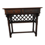 Antique console serving table