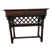 Antique console serving table