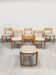 Danish vintage oak papercord dining chairs ‘Wabi-Sabi’