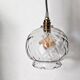Vintage transparent portable lamp