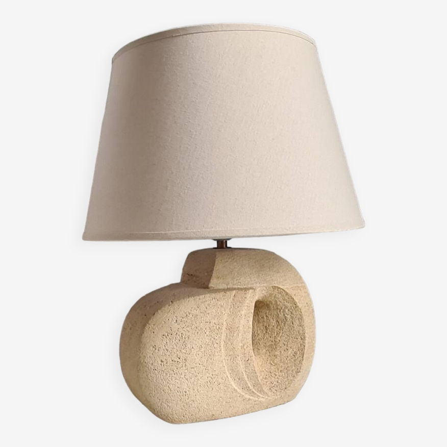 Lampe pierre blanche