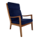 Mid-Century Modern Teak Senator Chair by Ole Wanscher for Poul Jeppesen,