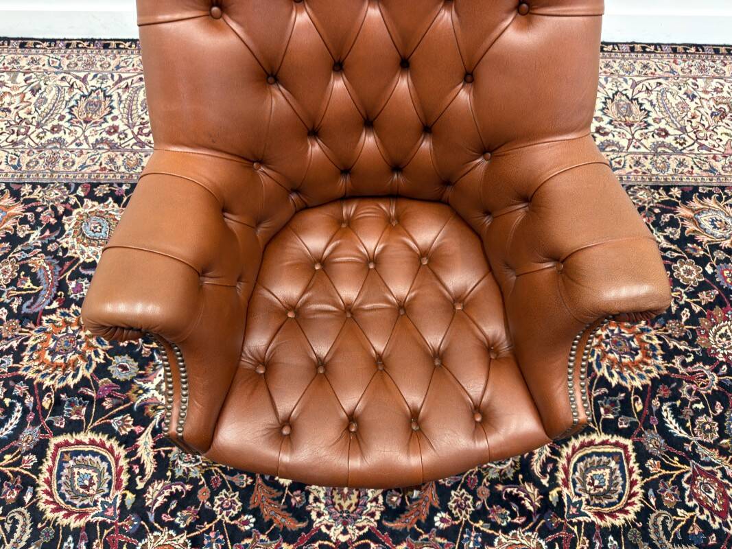 Chaise de bureau Chesterfield Wade classique en anglais