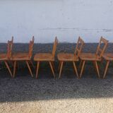 Chaises bistrot année 60-70