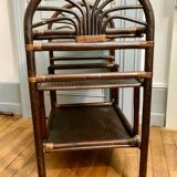 Rattan bar/serving table