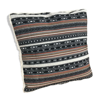 Organic cotton ethnic cushion 40cm