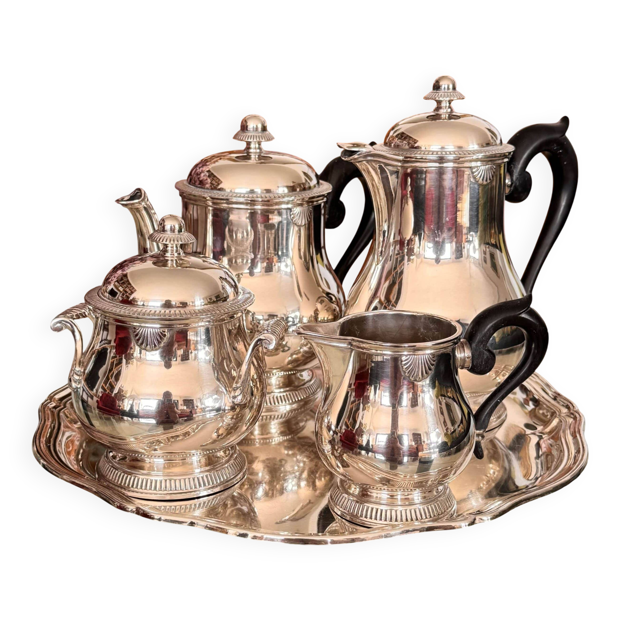 Antique Ercuis tea and coffee set from the 1960s