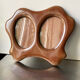 art nouveau  antique wooden double picture frame