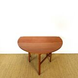 Scandinavian folding teak dining table