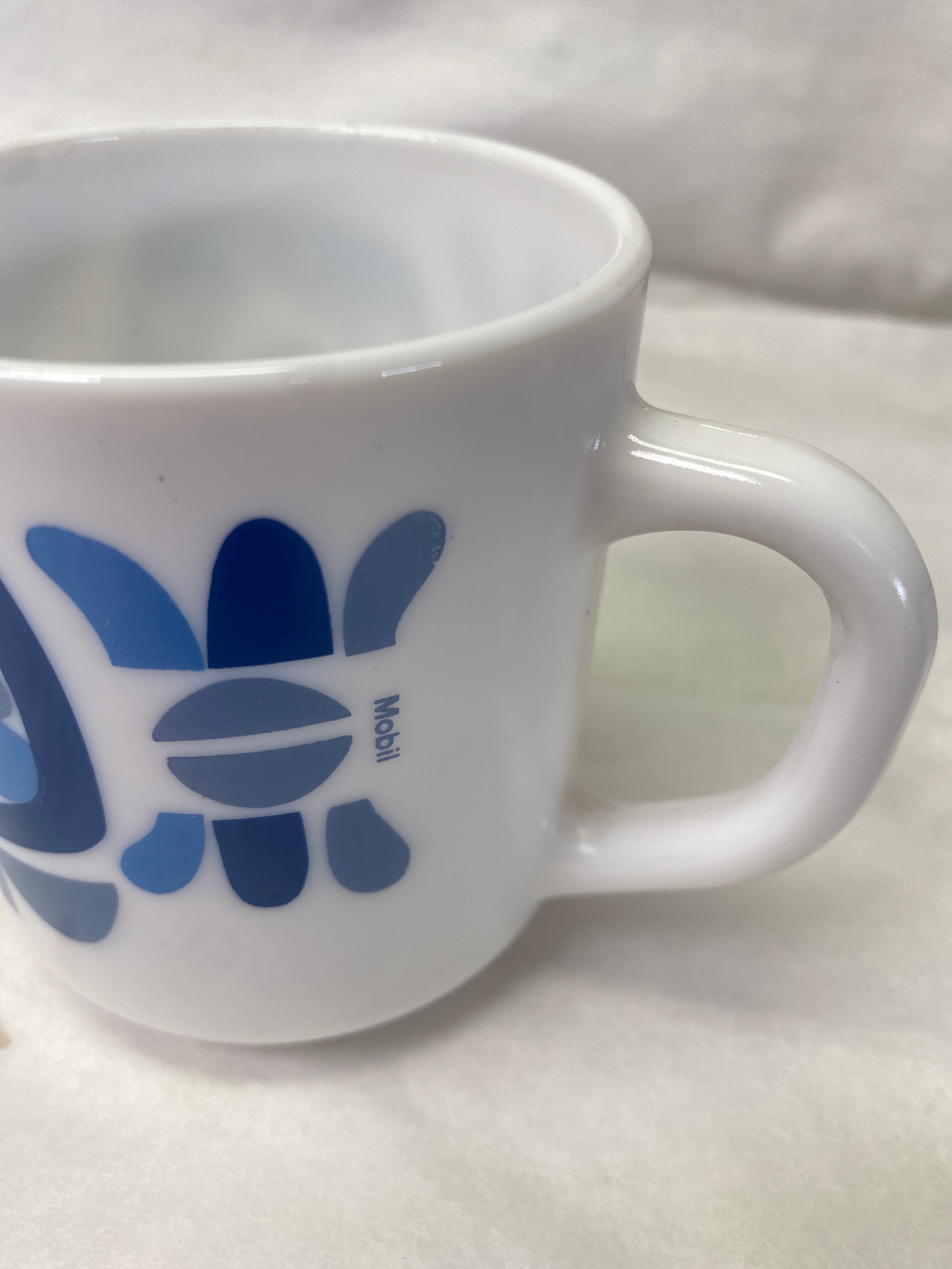 Set de 2 mugs Mobil vintage