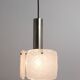J.T. Kalmar 2x Suspension with frosted glass panels, Austria, 1960s