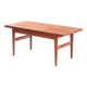 Teak table "Elevator" vintage designed by Kai Kristiansen for VMMobler. Denmark, 1960s.