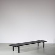1970s Slatted bench by Gijs Bakker and Wim Wilson for Castelijn, Netherlands