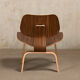 Chauffeuse Charles & Ray Eames LCW Walnut pour Herman Miller