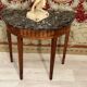 Half-moon console in walnut period Louis XVI around 1770