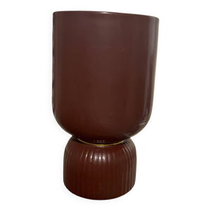 Vase vintage bordeaux