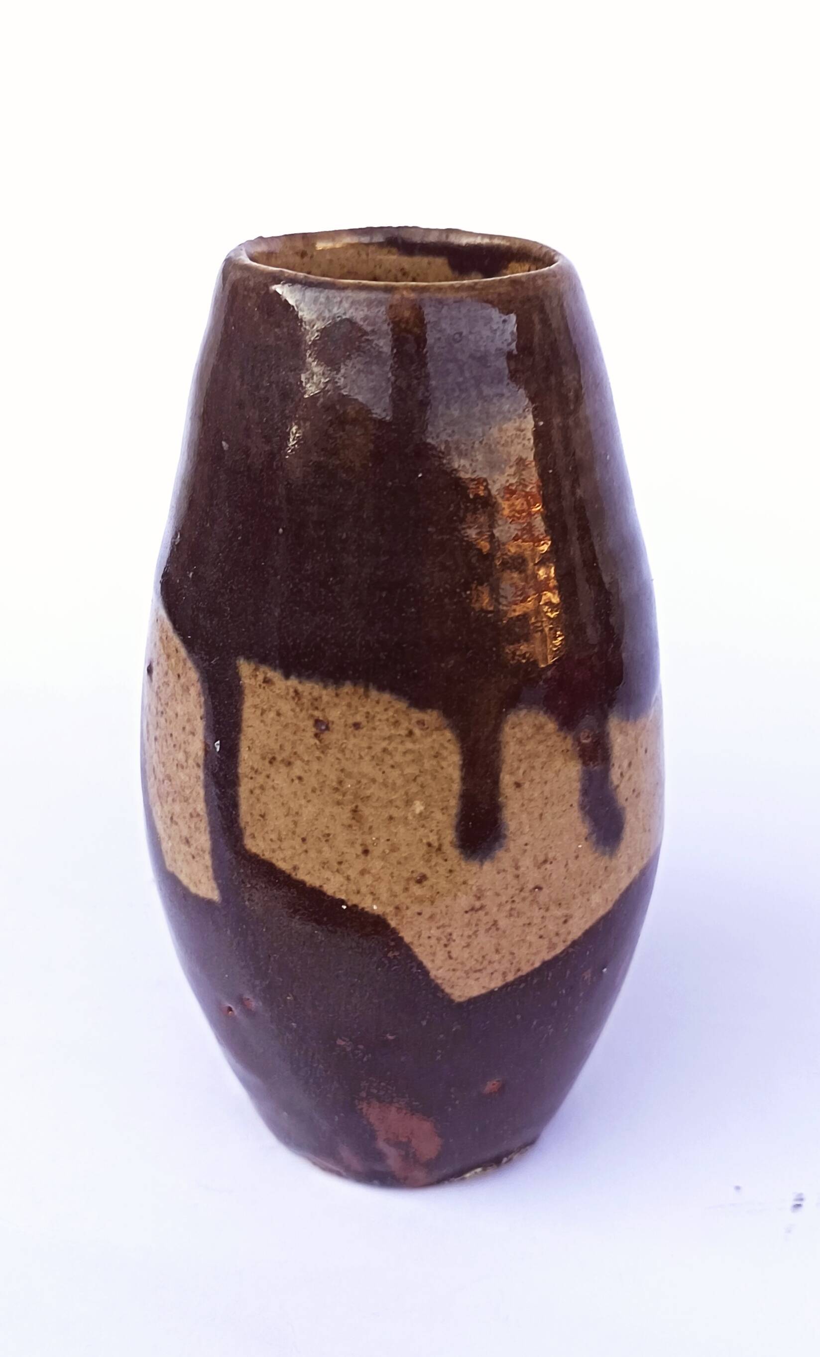 Stoneware vase by Eugène Lion, Saint-Amand-en-Puisaye