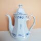 Porcelain teapot Winterling Marktleuthen Bavaria white blue