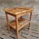 Vintage side table bathroom furniture or work table