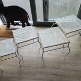 Mathieu Mategot nesting tables
