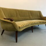 Fifties curved sofa