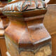 Antique solid walnut boat headboards