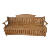 Spanish sofa bed, late 19th century.