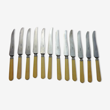 12 couteaux ancien paris lame acier