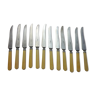 12 couteaux ancien paris lame acier