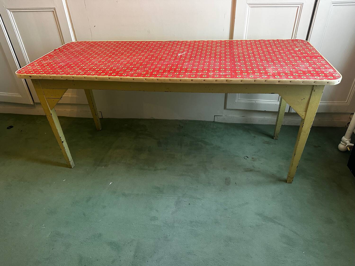 Dining table 160 cm / 62 cm from the 1940s/1950s