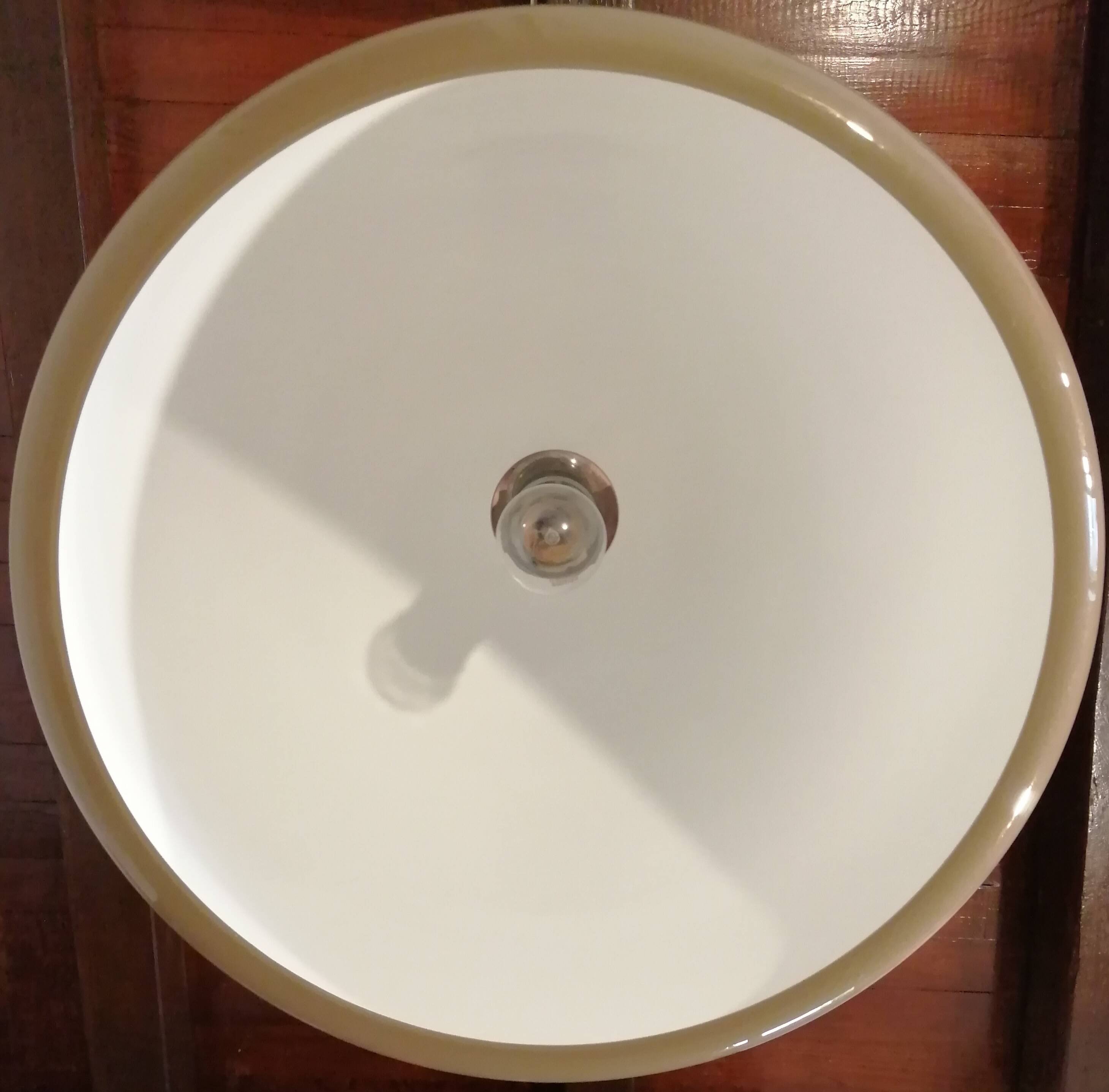 Brown Staff pendant light model 5593 made in Germany vintage 1970