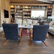 Vintage 1950s armchair inspired by Alvar Aalto, Set of 2