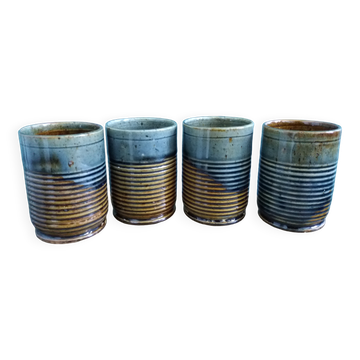 Greber stoneware glass cups