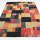 6x8 Multicolor Traditional Handmade Turkish Kilim Rug, 192x238Cm