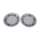 2 plates in English earthenware John Tams diam 19 cm