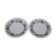 2 plates in English earthenware John Tams diam 19 cm