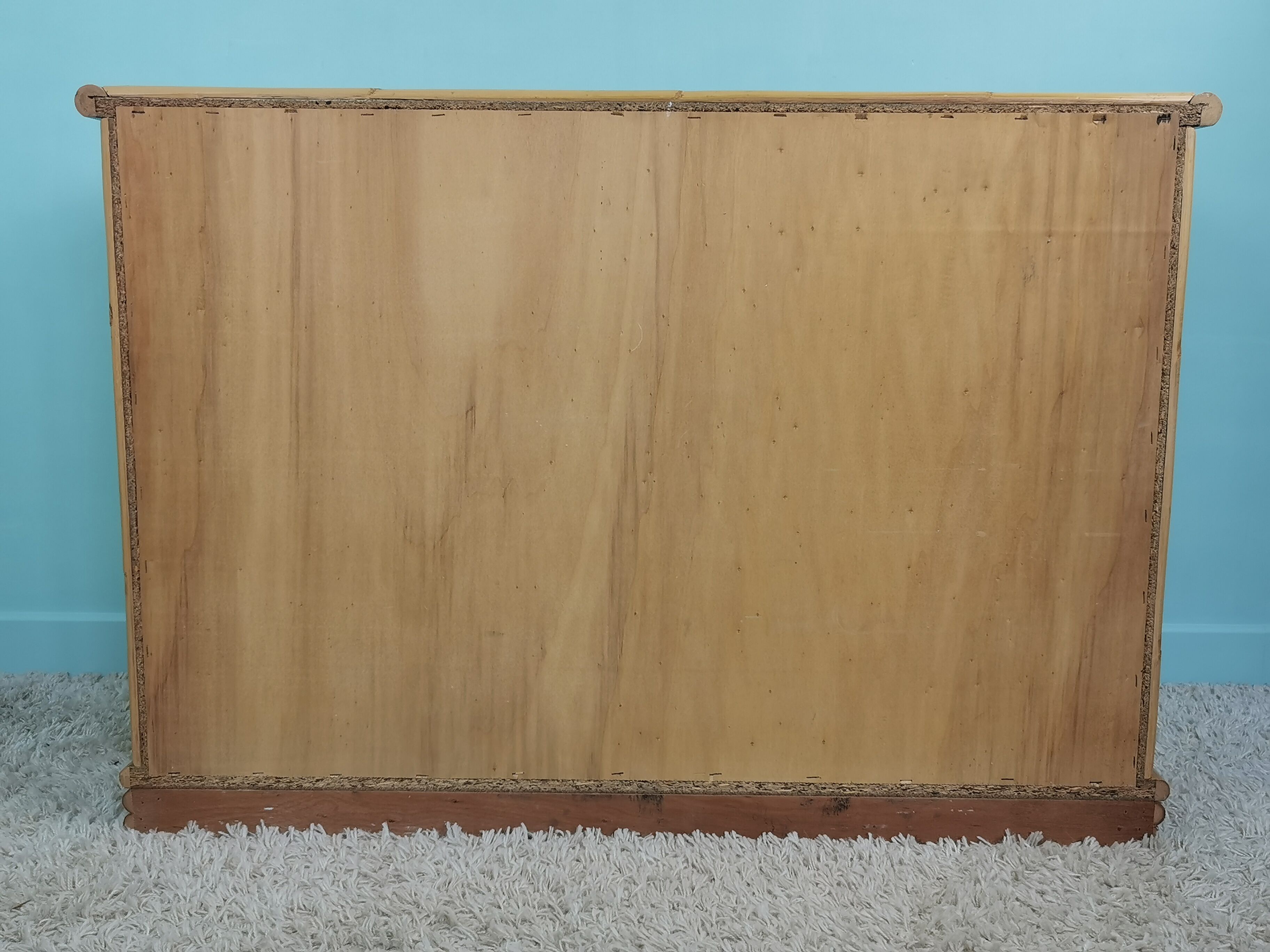 Rattan and bamboo dresser