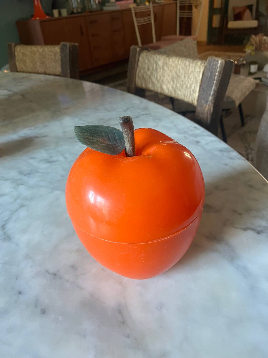 Seau à glace pomme vintage