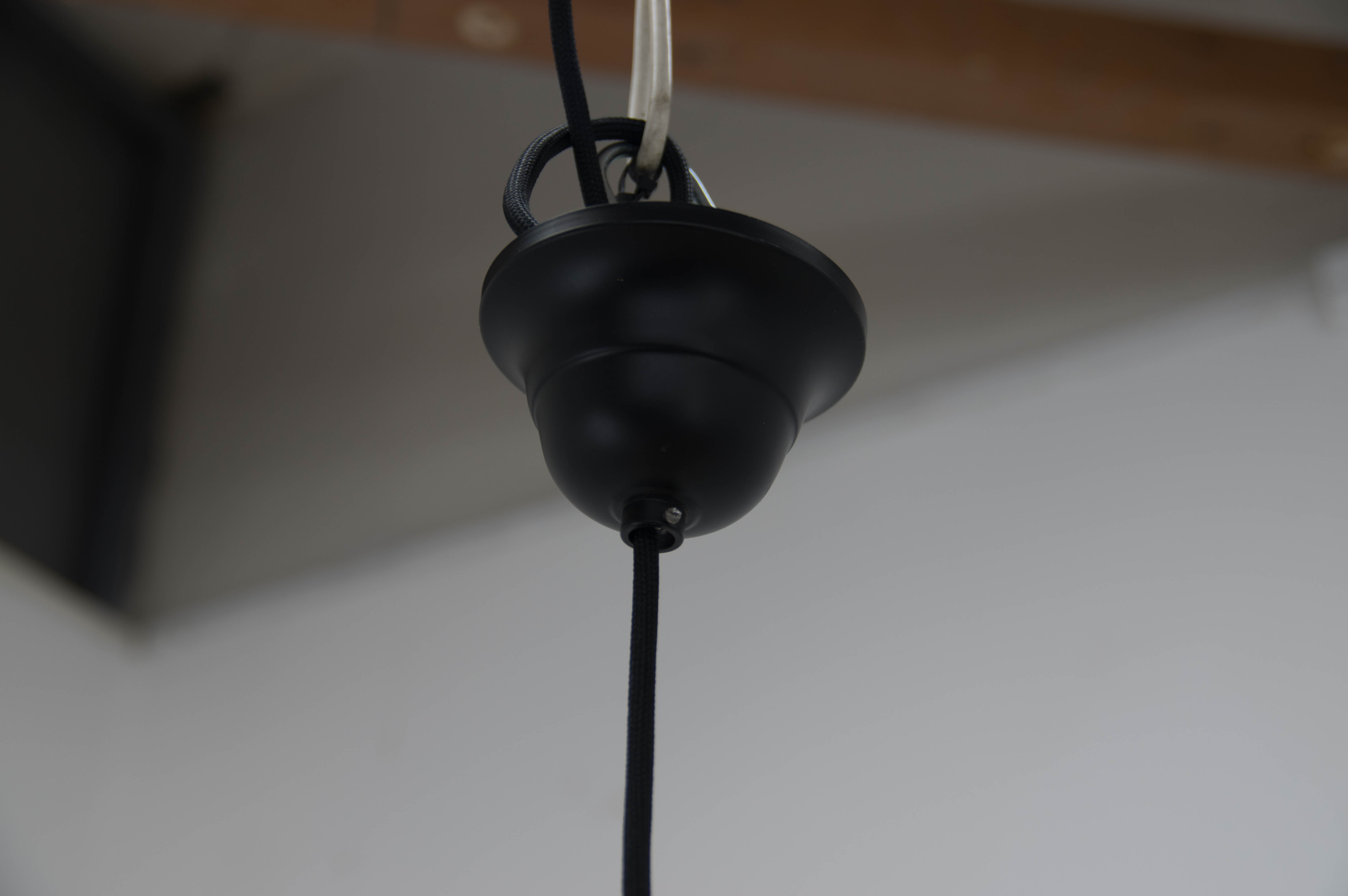 Midcentury Wooden Veneer Pendant, ULUV, 1960s