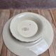 Antique compote dish Creil et Montereau B & Cie – fine polychrome earthenware 19th century